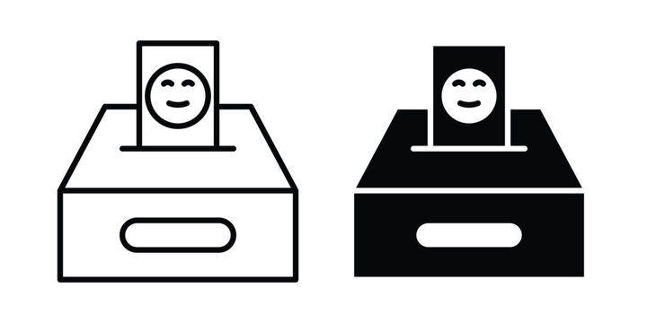 Complaint box icon collection. Vector icon illustrated