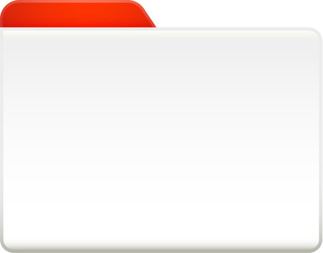 Folder with red tag