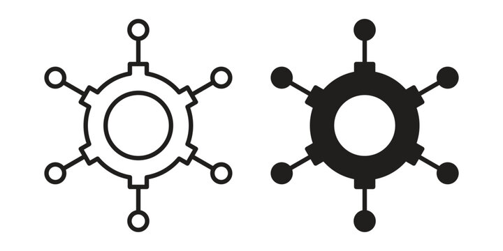 Frameworks icon collection. Vector icon illustrated