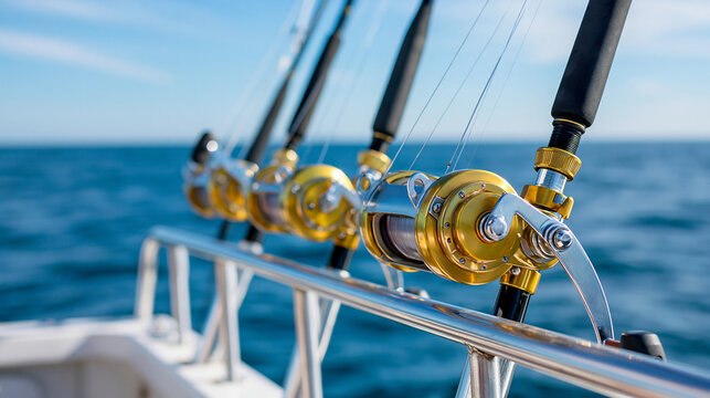 deep sea fishing pole with rod and reel Blackfin Offshore Elite OE71220S Spinning and black butt wrap and trim that looks sharp Deep Sea Fishing Rod and