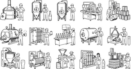Obraz premium Beer Factory