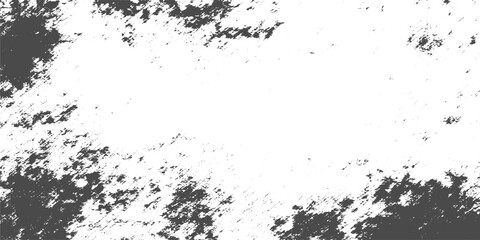 Fototapeta premium Dirty dust film grain speckle texture with grunge overlay on white background, distressed vintage black and white surface effect.