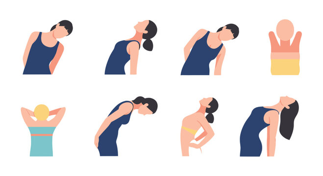 Neck and back stretching exercises for posture and pain relief