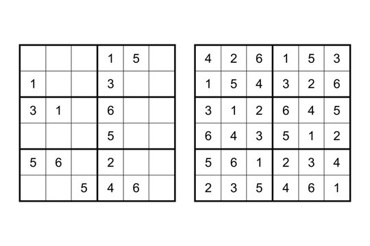 Printable Sudoku Logic Puzzle Worksheet with Number Grid for Mental Exercise