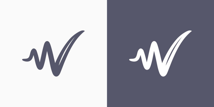 Sound wave icon vector logo design with a modern, simple, clean, and abstract style. Icons for business, research, and personal branding.
