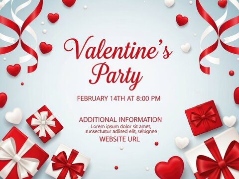 Celebrate valentine's day with a special party on february 14th at 8:00 pm