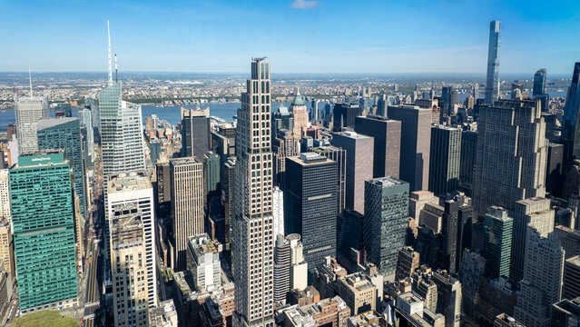 The skycrapers of West Manhattan