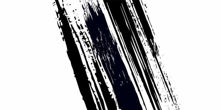 Vector grunge tire tracks road white background