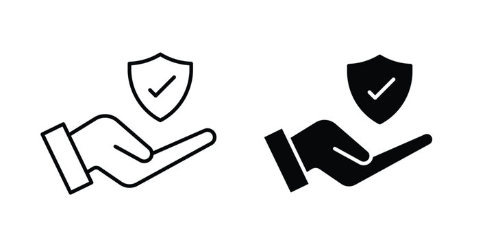 Policyholder icon for ui and web, Vector pictogram