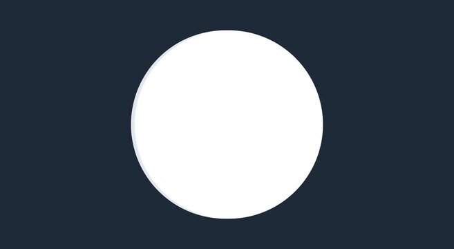 Minimalist abstract motion with overlapping animation white circles