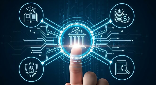 Digital banking and financial services interface