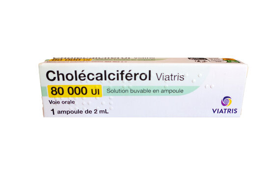 boite de chol&eacute;calcif&eacute;rol de Viatris