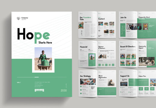 Charity Brochure Template