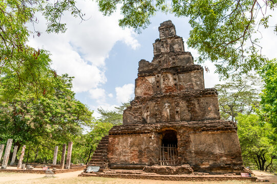 Sathmahal Prasadaya | සත්මහල් ප්&zwj;රාසාදය | Seven Story Pagoda, Pollonaruwa, Sri Lanka