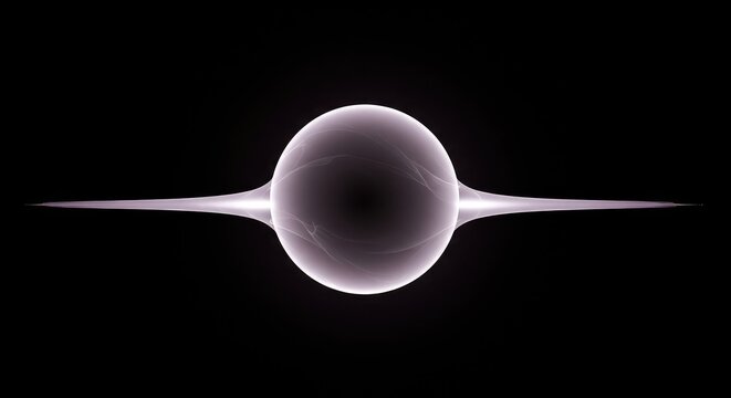 Abstract illustration of a neutral zone or void field absorbing surrounding energy and color, creating a complete energetic blank slate, vibration, geometric, void