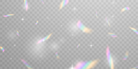 Fototapeta premium Colorful light and confetti effects, zigzag falling from the top of the beam, swirl vector.
