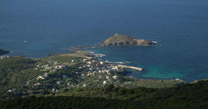 The small fishing port of Centuri on the northwest coast of Cap Corse in Corsica