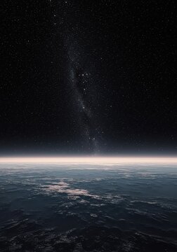 A vast, endless, blank canvas representing infinite time and space. Abstract background concept of nothingness and the void, clean, limitless, smooth