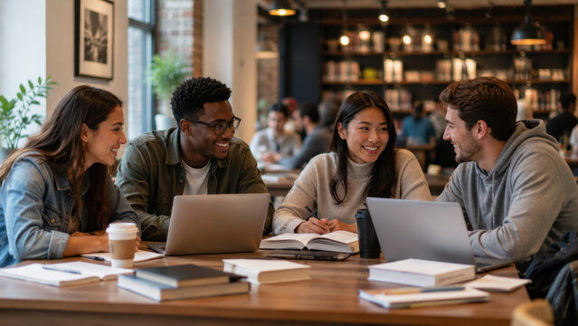 Group studies in a library setting