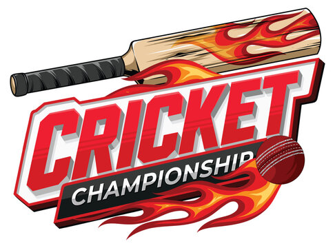 Cricket Logo Emblem