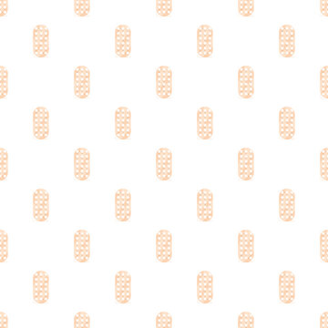 Oral contraceptive pills in blister packs creating a repeating background pattern