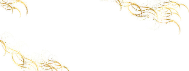 Fototapeta premium Elegant gold sparkle gold wave background with soft festive light particles. Gold line aesthetic shiny color gold wave design. Premium design, wedding, vip cover template, grand opening, flyer.