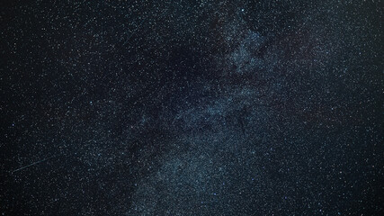 Dark night sky showing countless stars and galaxy © Chris M
