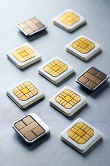 Variety Of Mini And Micro Sim Cards