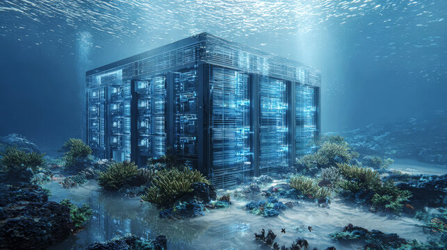 Underwater data center operates in the ocean depths surrounded by coral reefs