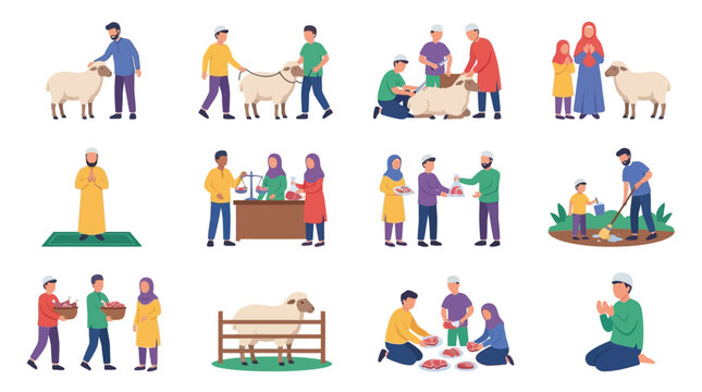 Sanitation and Worship Activities During Eid Al-Adha Qurban Festival