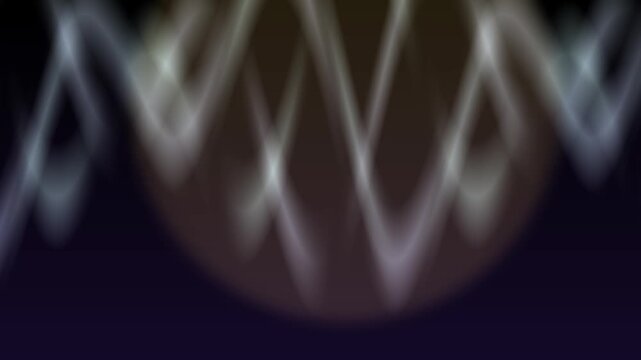 Glowing white lines intersect on a dark background with a central orb