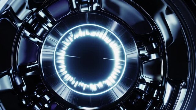 Mechanical Sci Fi Energy Core Seamless Loop