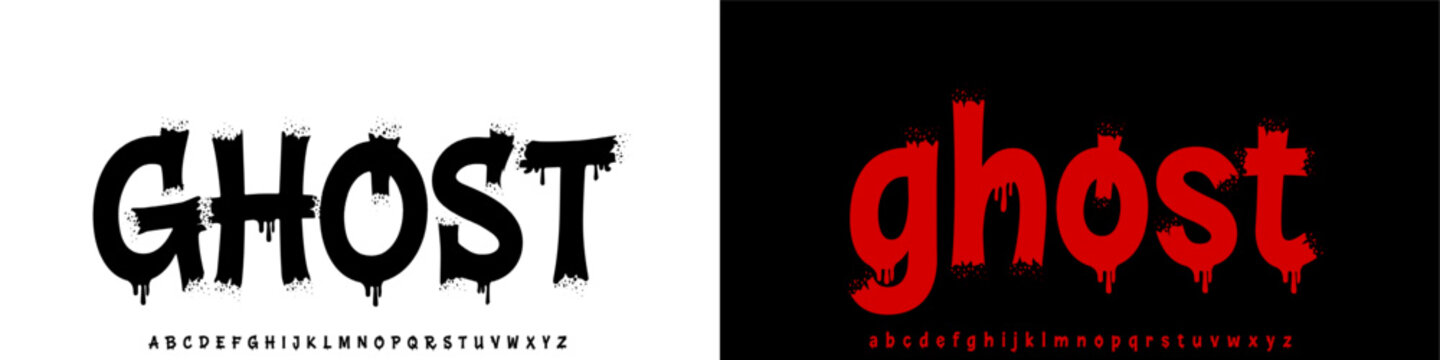 Y2k Dark Lettering tattoo vector type font and grunge style Gothic print designs of Sinner, Angel, Gothic, Love, Baby. Ghotic tattoo font concept. Rock n Roll style lettering