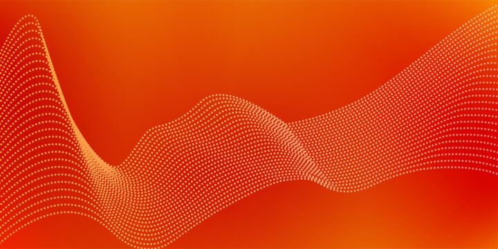 Red LED screen bg with yellow-orange vignette glow elegant modern design futuristic