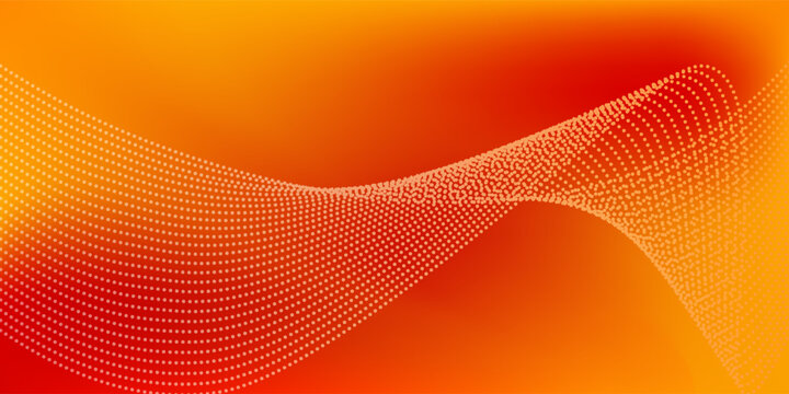Red LED screen bg with yellow-orange vignette glow elegant