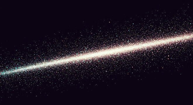 Abstract digital rhythm flow, quantum physics visualization of subatomic particle motion, dynamic energy background pattern, flux, science, dynamic