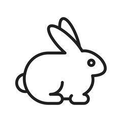 Obraz premium vector illustration of a rabbit
