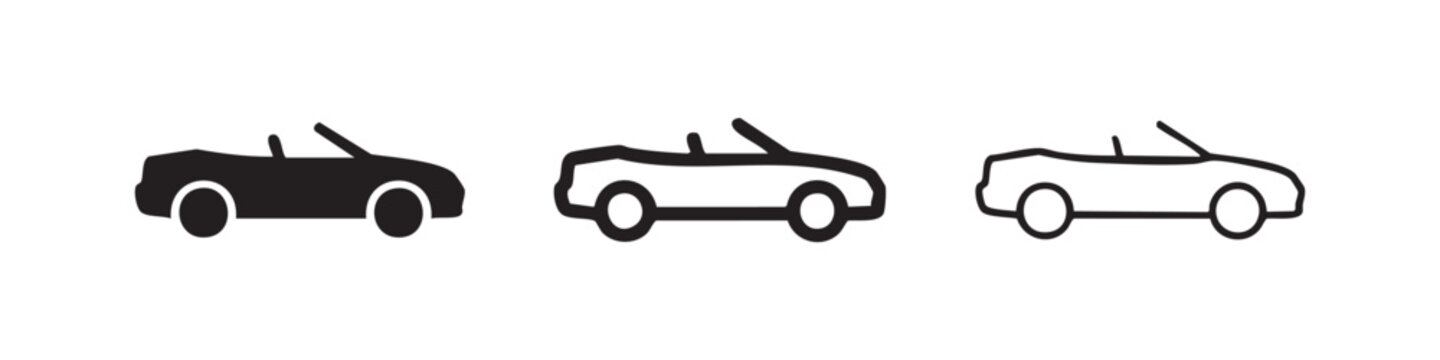 Convertible Sports Car Icon Lifestyle Concept