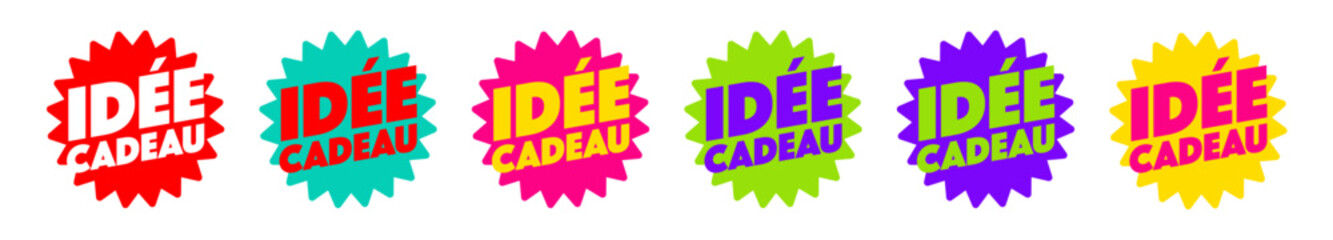 Naklejka premium Idée cadeau