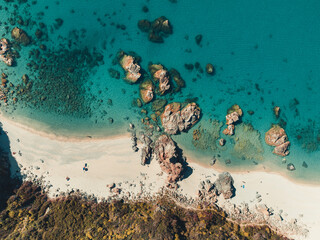 Calabrian coast in the summer month © francescosgura