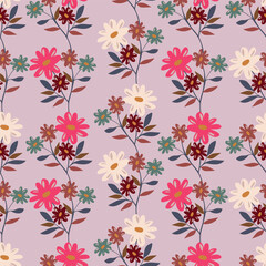 Obraz premium seamless floral pattern