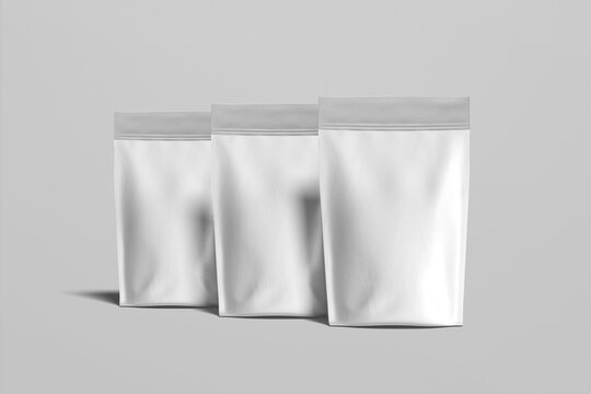 Coffee Bag Pouch Blank Mockup