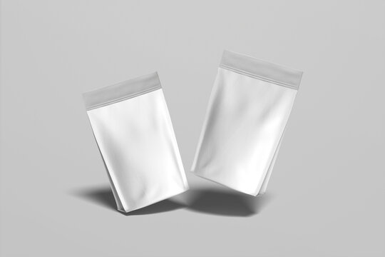 Coffee Bag Pouch Blank Mockup