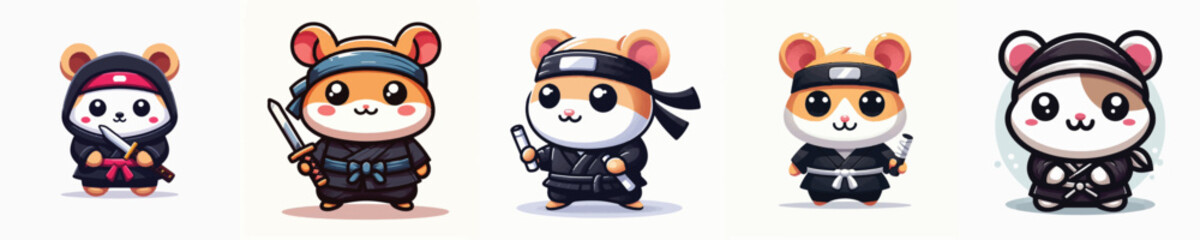 Vector of hamster ninja © FirdianKrisna