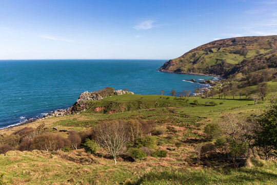 The breath taking, unspoiled surroundings of Murlough Bay, Co Antrim, N. Ireland. Where Saint Colomba landed from Iona in 595 AD to attend the Synod of Drumceat