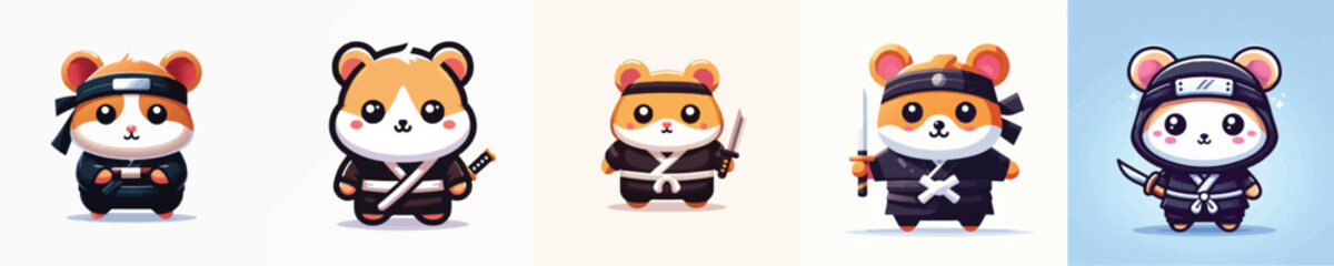 Vector of hamster ninja © FirdianKrisna