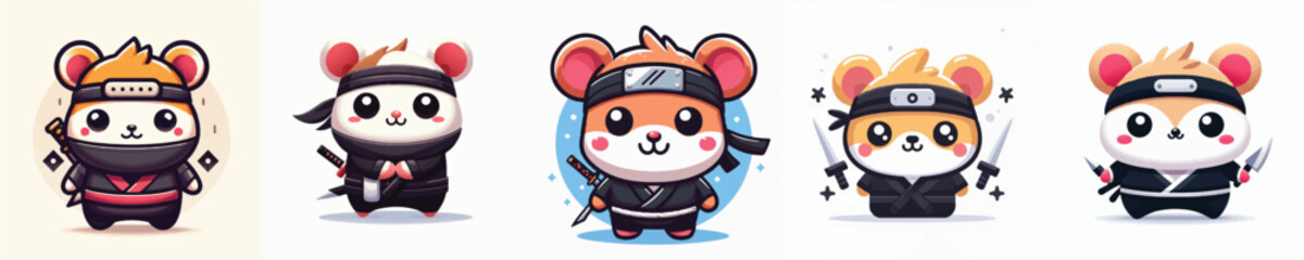 Vector of hamster ninja © FirdianKrisna