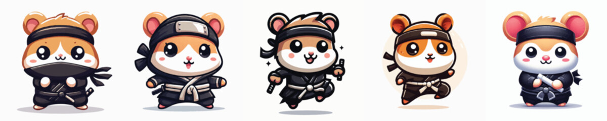 Vector of hamster ninja © FirdianKrisna