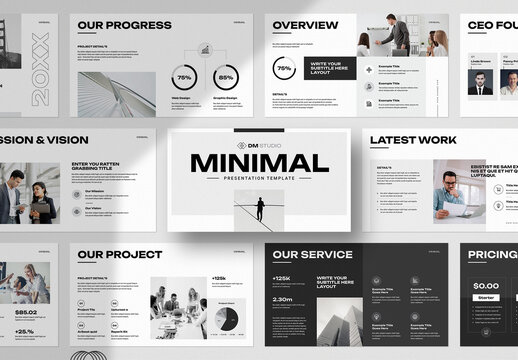 Minimal Business Presentation Design Template