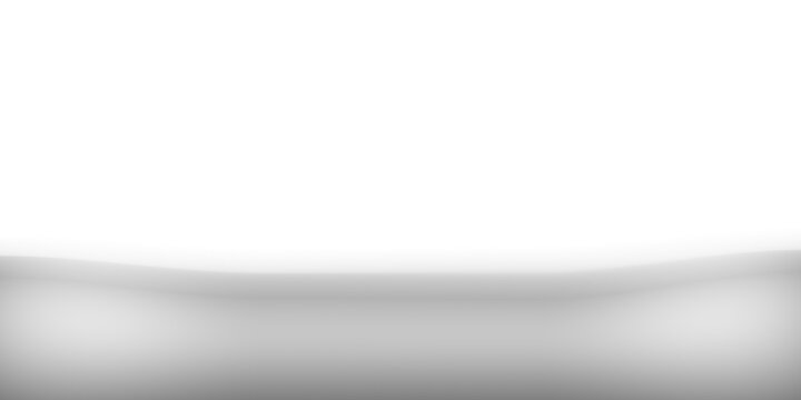 Horizontal Smooth Silver Grey Wavy Lower Third Bottom Fade to Transparent Overlay, PNG